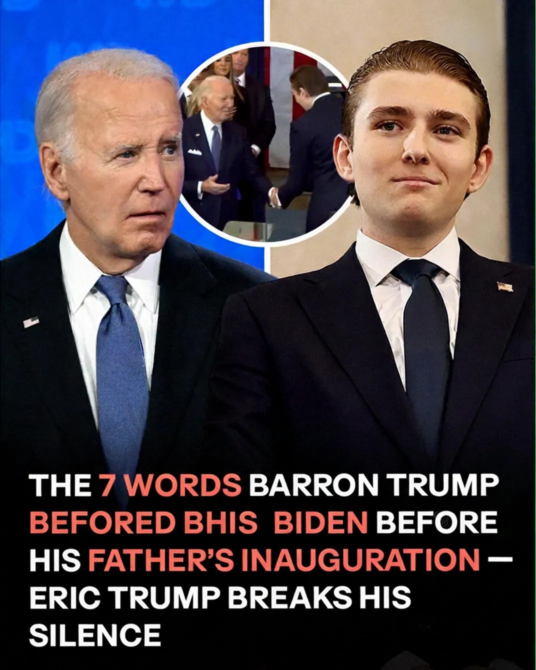 Eric Trump Breaks Silence on What Barron Really Told Joe Biden at the 2025 Inauguration!