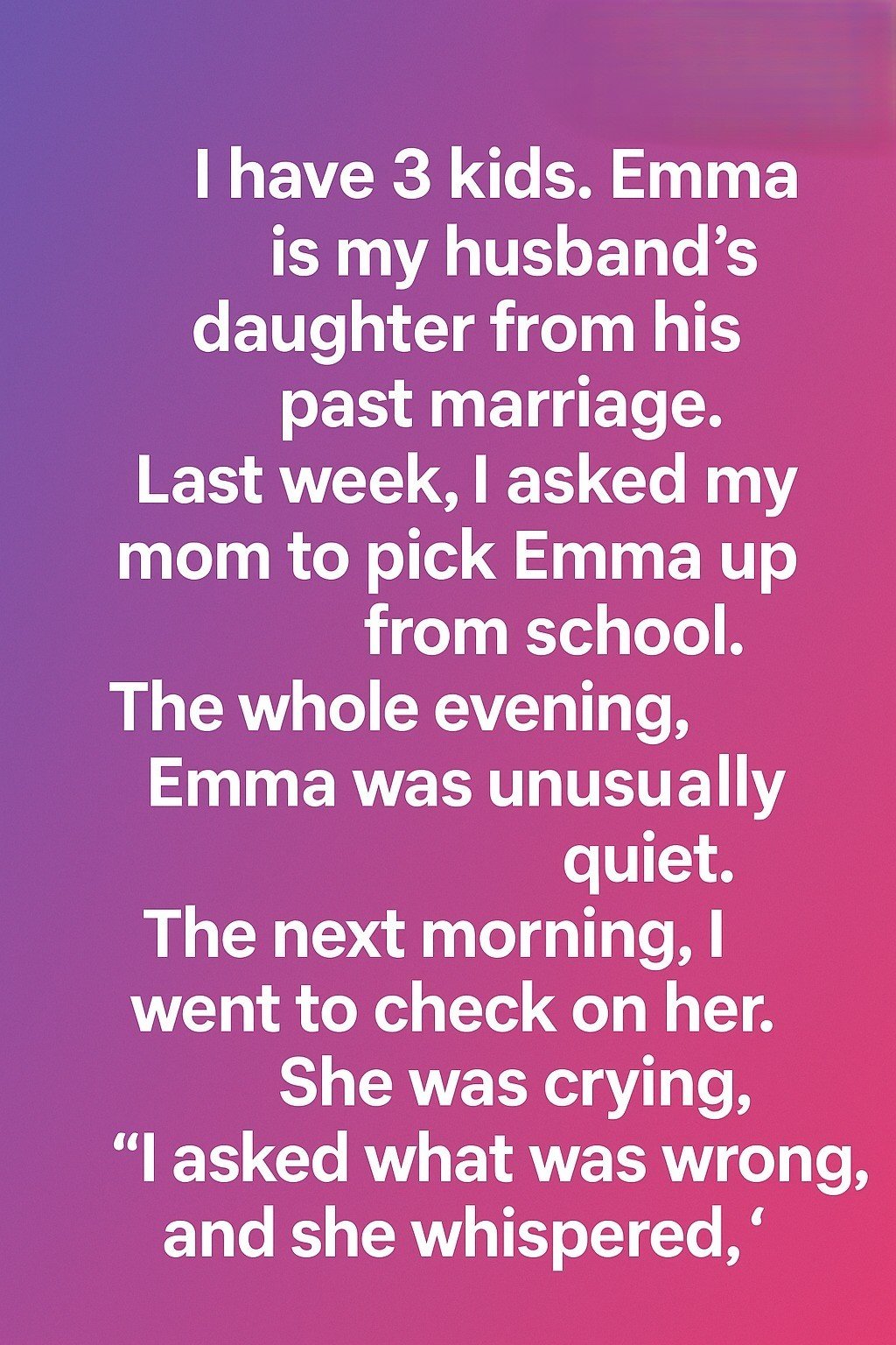 The Day Emma Needed to Feel Belonging
