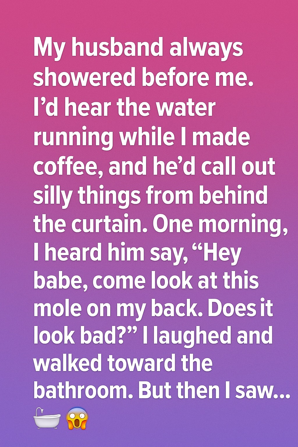 The Morning a Simple Question Changed Everything!