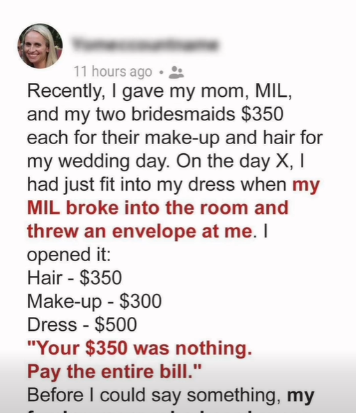 Recently, I gave my mom