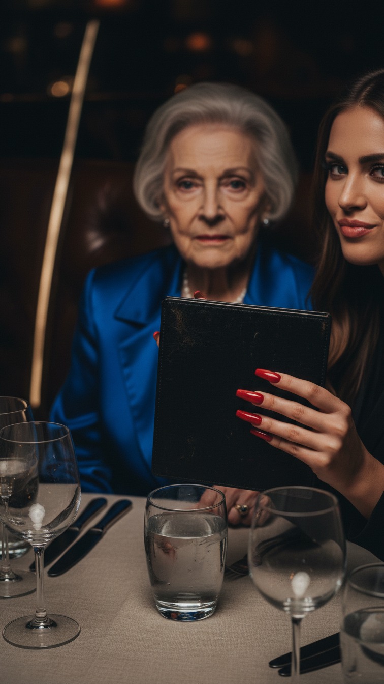 My daughter-in-law snatched the bill at dinner, sneering, I cancelled your cards, I run this family now