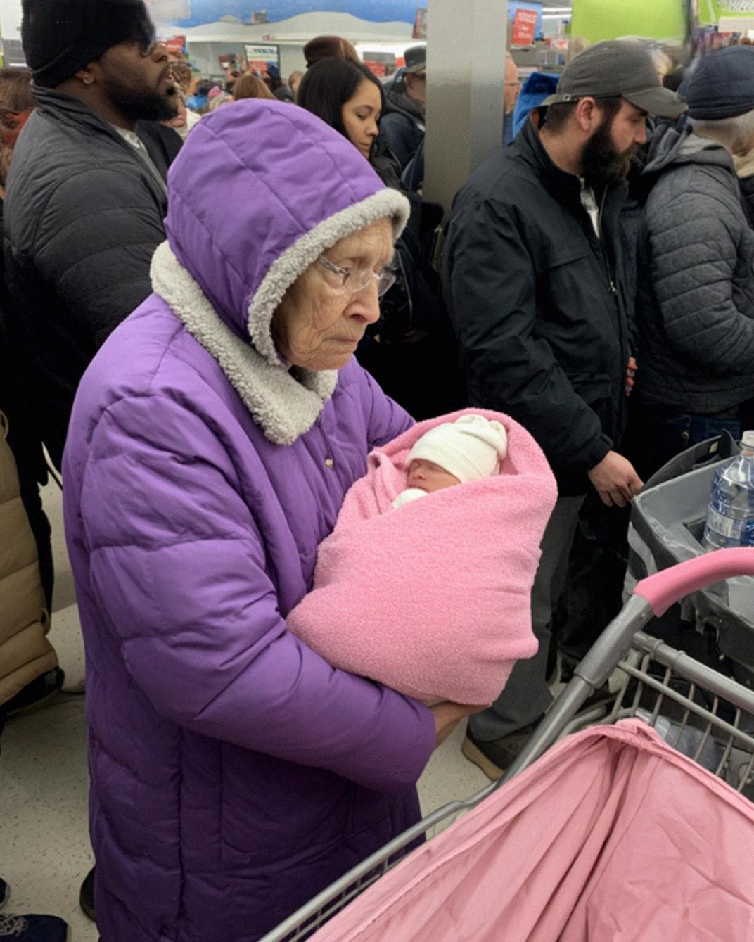 People Mocked Me When My Card Got Declined While I Was Holding My Baby Granddaughter, Then a Voice Behind Me Said, Maam! You With the Baby