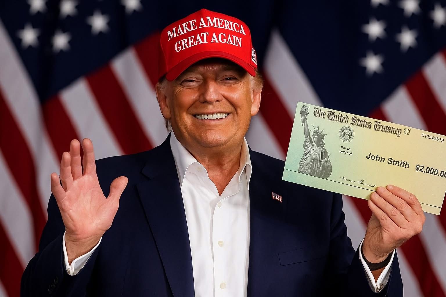 White House Says Trump Committed to $2,000 Tariff Dividend Payments for Many Americans!