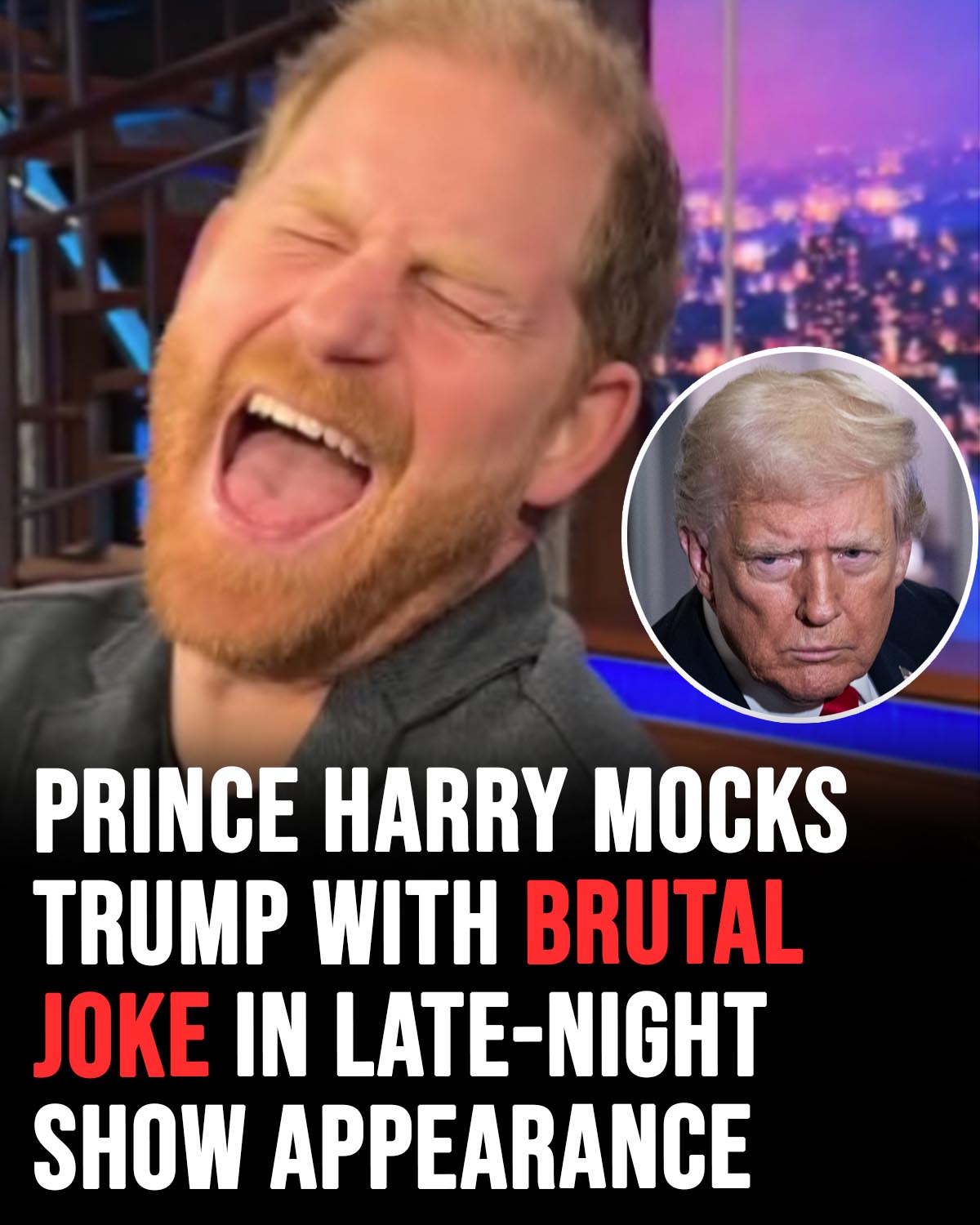 Prince Harry mocks Trump with brutal joke!