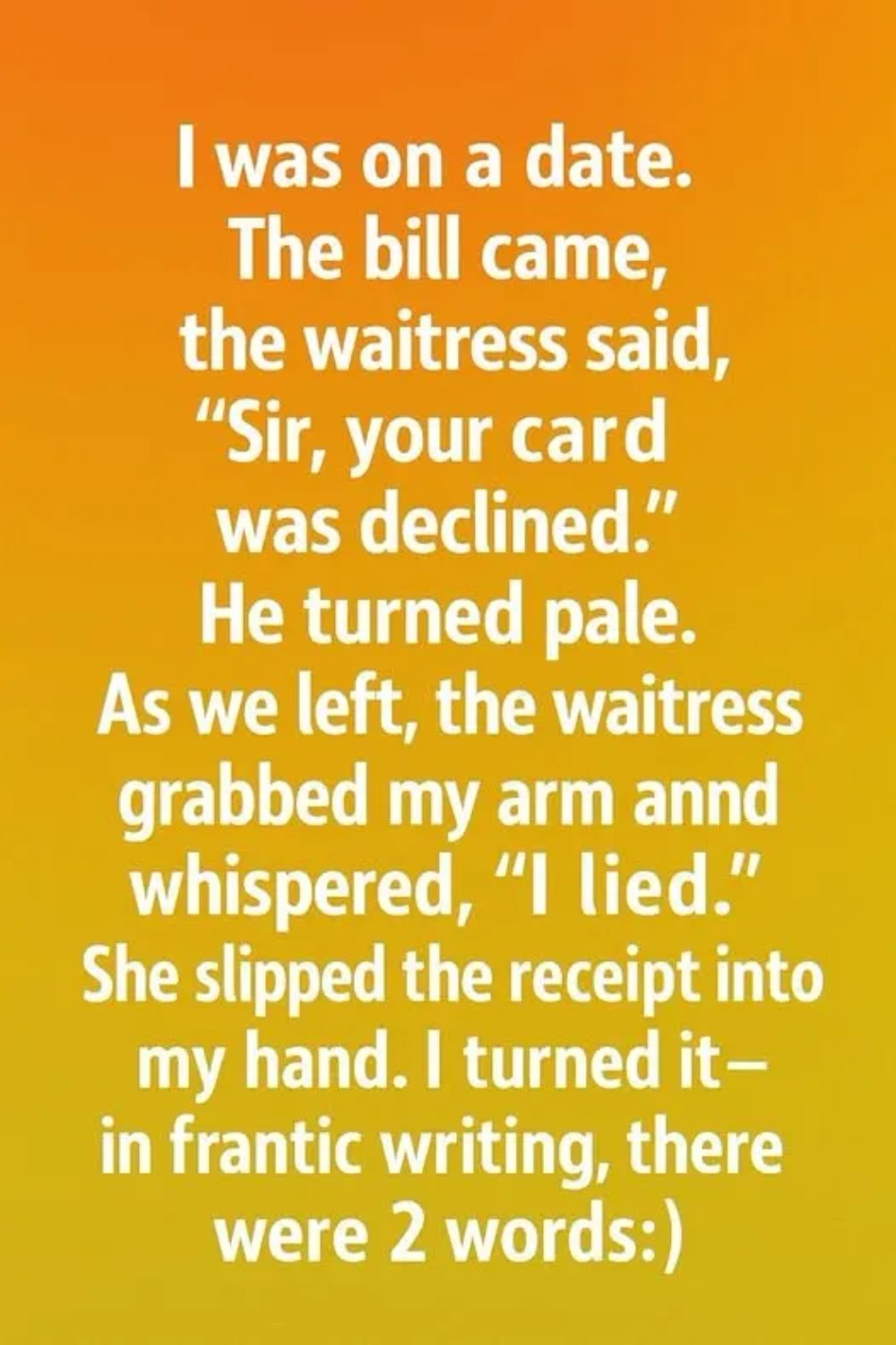 A Date to Remember! How a Simple Act of Kindness Changed!